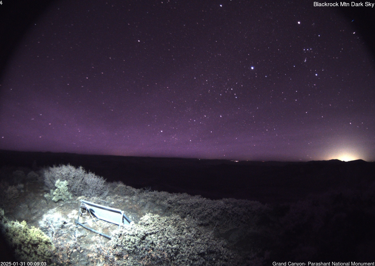 time-lapse frame, Blackrock - Dark Sky webcam