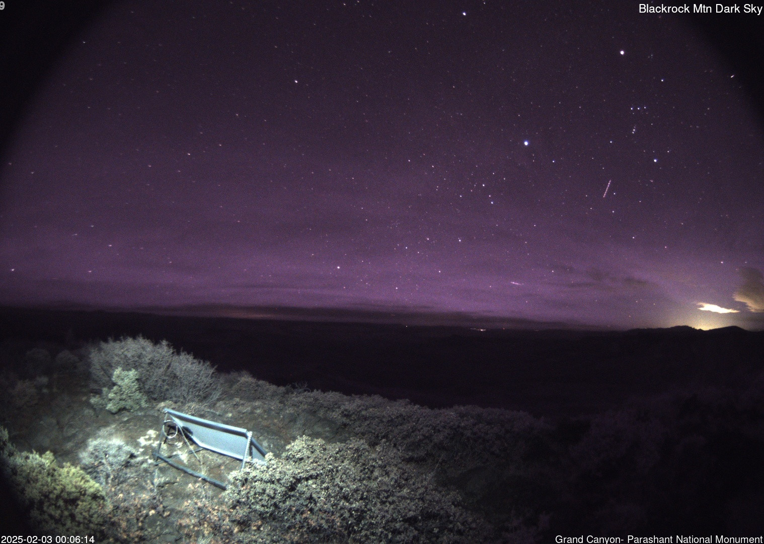 time-lapse frame, Blackrock - Dark Sky webcam