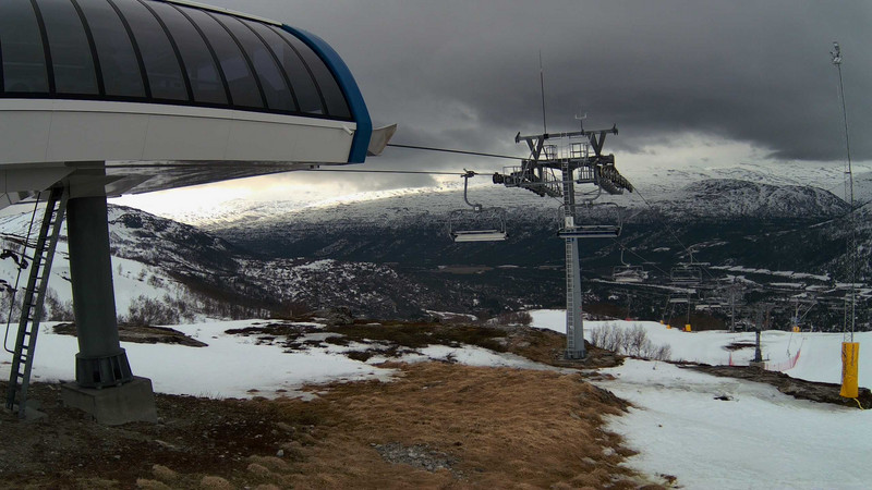 time-lapse frame, Fjellheisen webcam