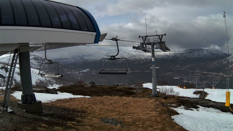 time-lapse frame, Fjellheisen webcam