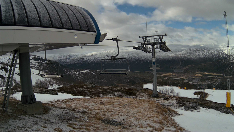 time-lapse frame, Fjellheisen webcam
