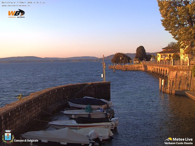 time-lapse frame, Belgirate sud est webcam