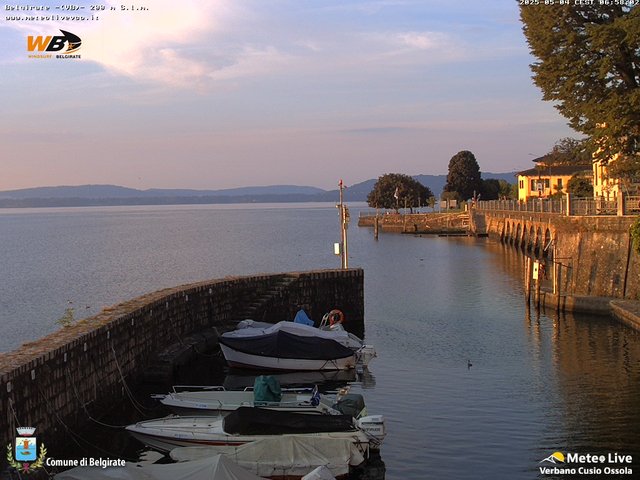 time-lapse frame, Belgirate sud est webcam