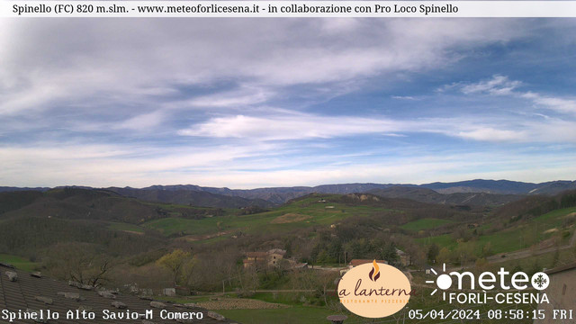 time-lapse frame, Spinello webcam