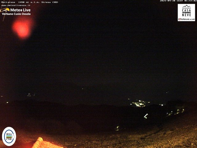 time-lapse frame, Mottarone nord webcam