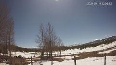 view from Never Summer Cam on 2024-04-14