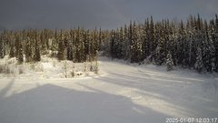 view from Nordic Centre Lodge on 2025-01-07