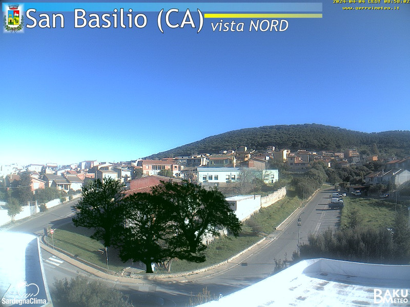 time-lapse frame, San Basilio webcam