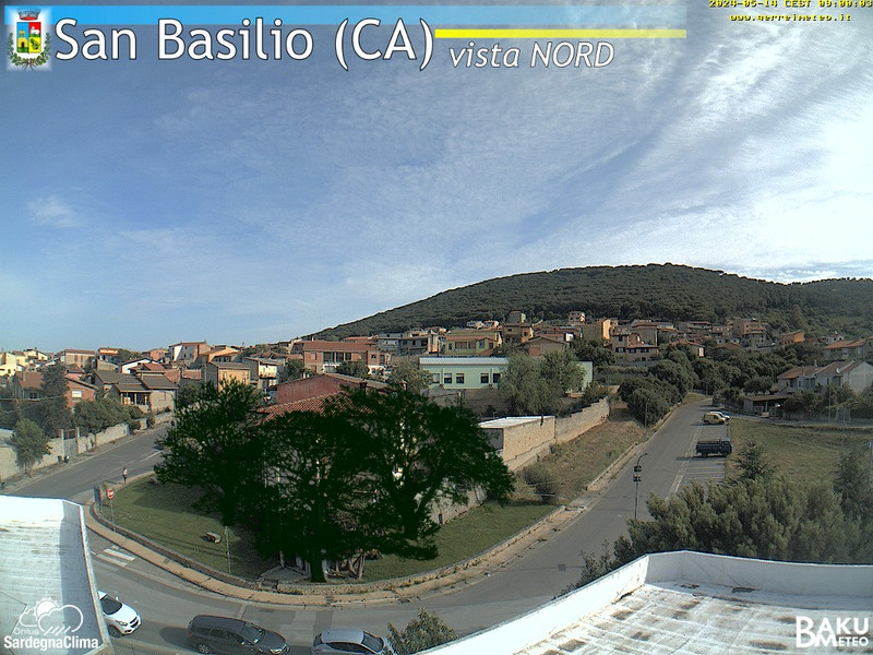 time-lapse frame, San Basilio webcam