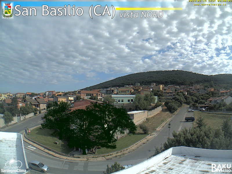 time-lapse frame, San Basilio webcam