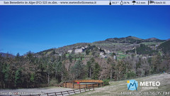 view from San Benedetto in Alpe on 2025-04-11