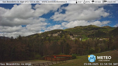 view from San Benedetto in Alpe on 2025-04-19