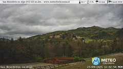 view from San Benedetto in Alpe on 2025-04-21