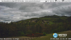 view from San Benedetto in Alpe on 2025-04-27