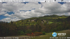 view from San Benedetto in Alpe on 2025-04-28