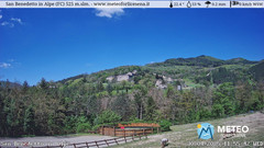 view from San Benedetto in Alpe on 2025-04-30