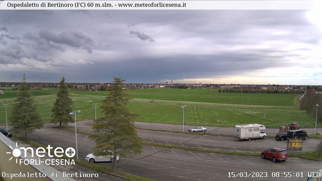 time-lapse frame, Ospedaletto di Bertinoro webcam