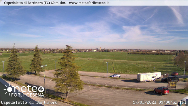 time-lapse frame, Ospedaletto di Bertinoro webcam