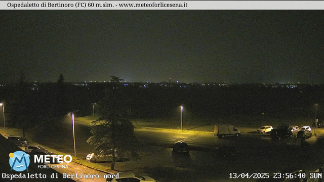 time-lapse frame, Ospedaletto di Bertinoro webcam