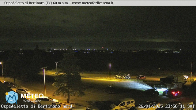 time-lapse frame, Ospedaletto di Bertinoro webcam