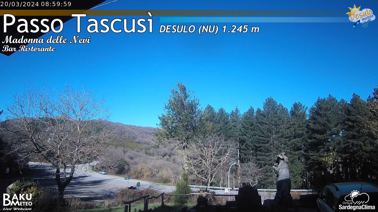 time-lapse frame, Tascusì webcam