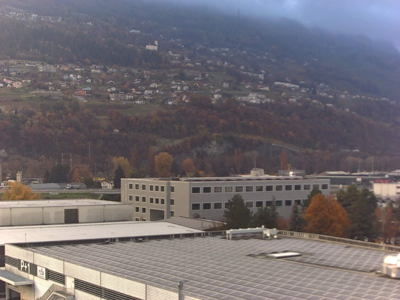 time-lapse frame, Sion - Industrie 17 sud webcam