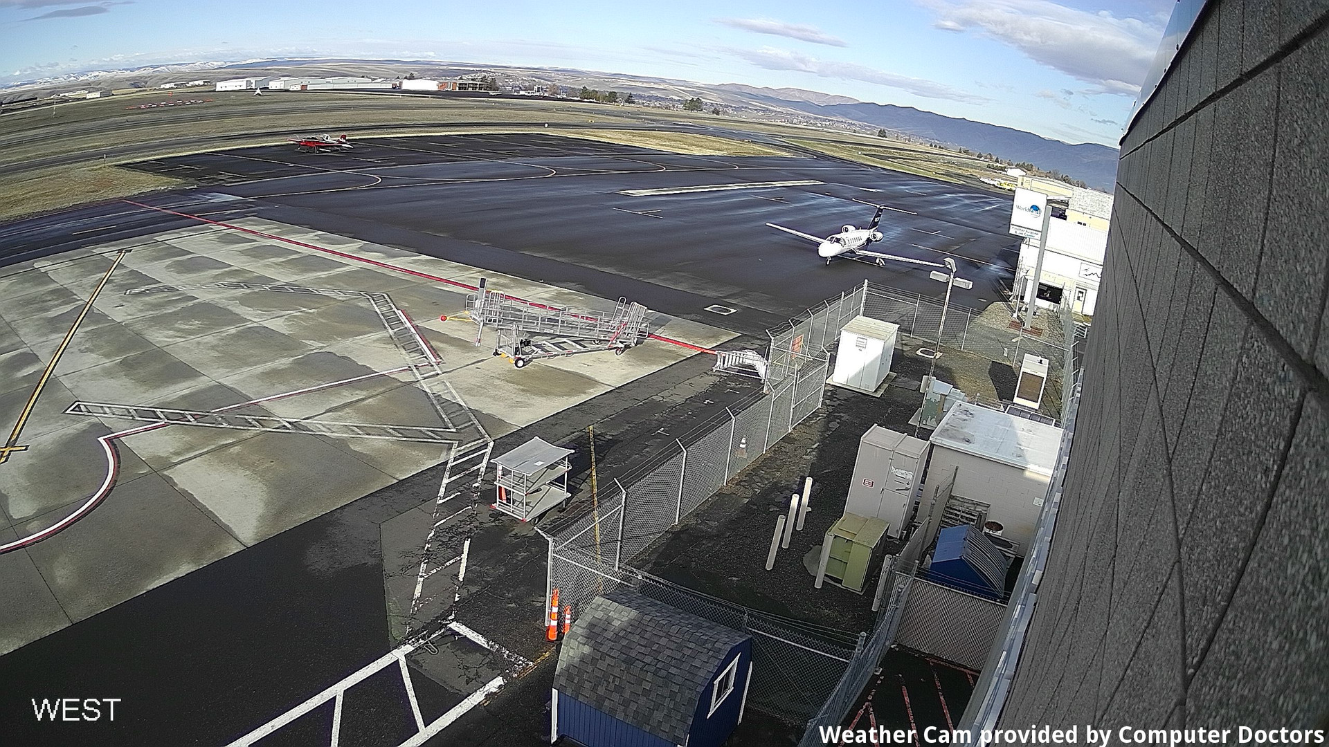 time-lapse frame, West webcam
