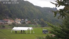 view from Webcam in Bad Schandau Sächsische Schweiz on 2022-09-28