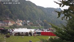 view from Webcam in Bad Schandau Sächsische Schweiz on 2022-10-01