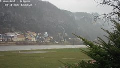 view from Webcam in Bad Schandau Sächsische Schweiz on 2023-03-11