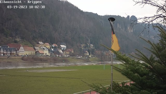 time-lapse frame, Webcam in Bad Schandau Sächsische Schweiz webcam