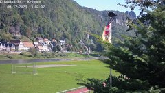 view from Webcam in Bad Schandau Sächsische Schweiz on 2023-09-17