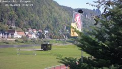 view from Webcam in Bad Schandau Sächsische Schweiz on 2023-09-26