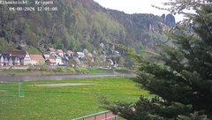 view from Webcam in Bad Schandau Sächsische Schweiz on 2024-04-08