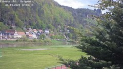 view from Webcam in Bad Schandau Sächsische Schweiz on 2024-04-13