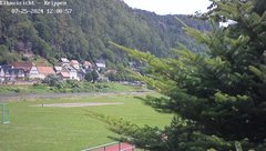 view from Webcam in Bad Schandau Sächsische Schweiz on 2024-07-25