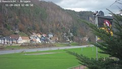 view from Webcam in Bad Schandau Sächsische Schweiz on 2024-11-20