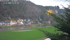 view from Webcam in Bad Schandau Sächsische Schweiz on 2024-12-21