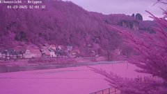 view from Webcam in Bad Schandau Sächsische Schweiz on 2025-01-23