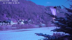 view from Webcam in Bad Schandau Sächsische Schweiz on 2025-02-17