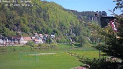 view from Webcam in Bad Schandau Sächsische Schweiz on 2025-04-27