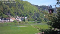 view from Webcam in Bad Schandau Sächsische Schweiz on 2025-04-29