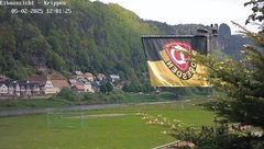 view from Webcam in Bad Schandau Sächsische Schweiz on 2025-05-02