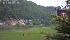 view from Webcam in Bad Schandau Sächsische Schweiz on 2025-05-03