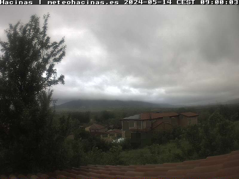 time-lapse frame, Meteo Hacinas webcam