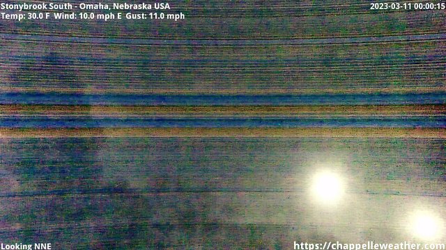 time-lapse frame, Stoneybrook South webcam