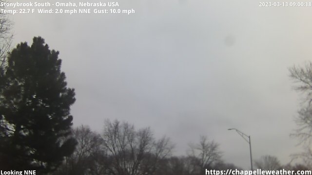 time-lapse frame, Stoneybrook South webcam