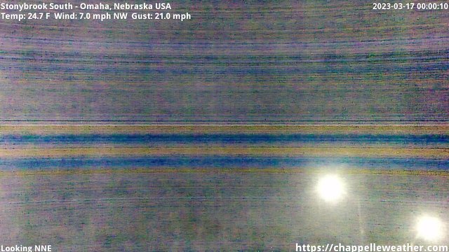 time-lapse frame, Stoneybrook South webcam