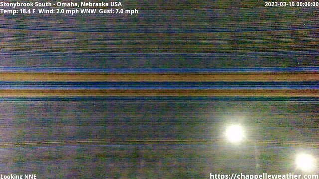 time-lapse frame, Stoneybrook South webcam