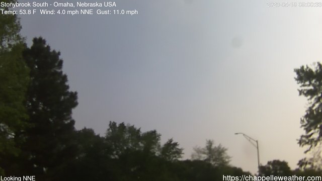 time-lapse frame, Stoneybrook South webcam